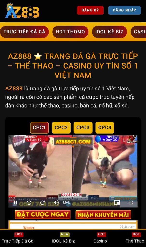 Truy cập trang chủ AZ888